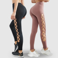 Mujeres de uso atlético Pantalones de yoga Leggings de entrenamiento de cintura alta Sports Wear Fitness Gimnas